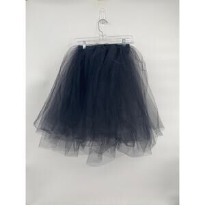 Balera Mesh Black Ballet Dance Skirt Childrens Size Medium Large Elastic Waist